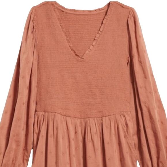 NWT Old Navy Smoked Midi Dress Women's Plus Size 3X Fit & Flare Clip Dot Design - Picture 2 of 16